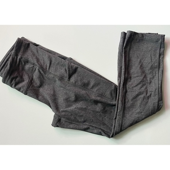lululemon athletica Pants - Lululemon • Speed Up Crop Leggings *21" in Heathered Black